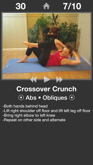 Daily Ab Workout FREE - Personal Trainer for Quick Home Abs Workouts and Exercise Fitness Routines