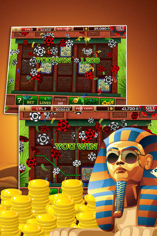 Lucky Hustler Slots Pro ! -Hawk and Eagle Casino- Red Hot Machines screenshot 2