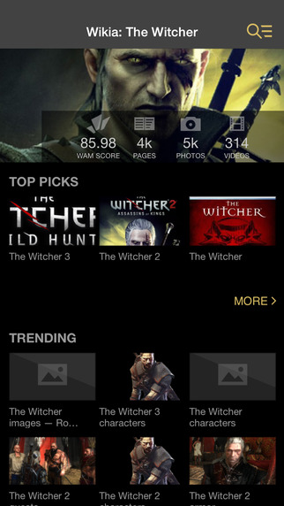 【免費書籍App】Wikia: The Witcher Fan App-APP點子