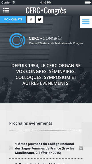 【免費商業App】CERC•CONGRES-APP點子