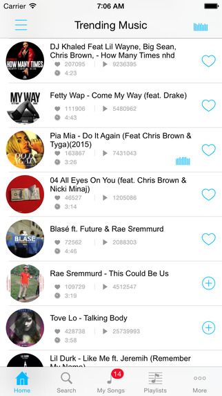 Music Player - Free Unlimited Music Mp3 Player Playlist manager for SoundCloud