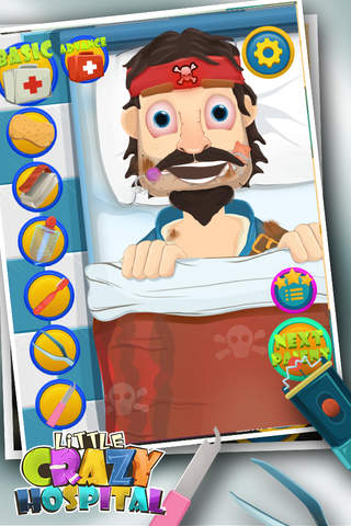 Little Crazy Hospital - Treat Dirty Patients in your Doctor Office its Fun for Kids screenshot 3