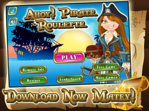 【免費遊戲App】Ahoy Despicable Pirate Roulette - Plunder Booty From The Caribbean Cove-APP點子