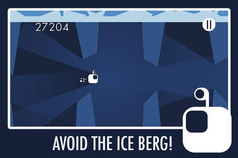 Amazing Deep Blue Frozen Sea - Tap & Don't Fall Game Free screenshot 2