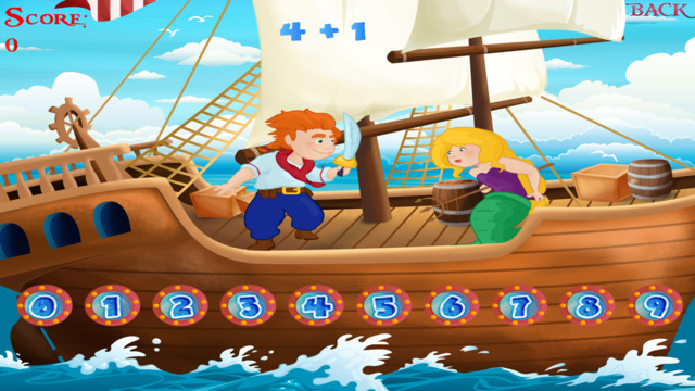 Pirate Sword Fight - Fun Educational Counting Game For Kids.