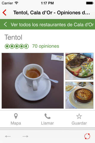 Tentol Restaurante Cala D'or screenshot 4