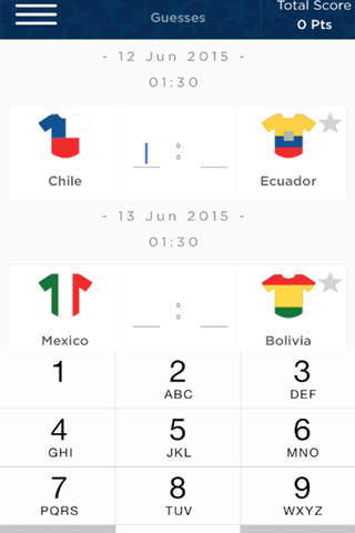Kiss my Score – Copa América Chile 2015 screenshot 3