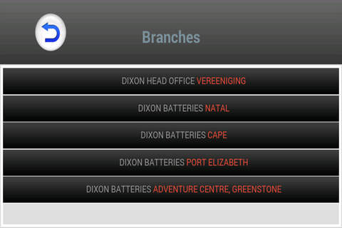 Dixon Batteries Mobile App screenshot 2