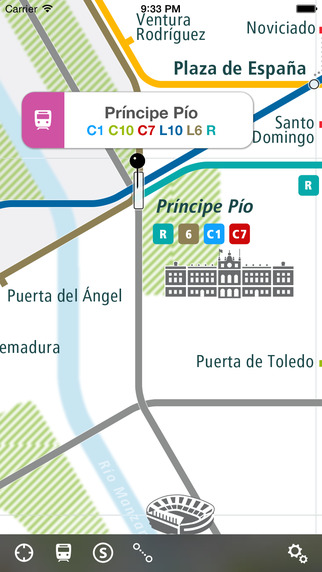 Madrid Rail Map