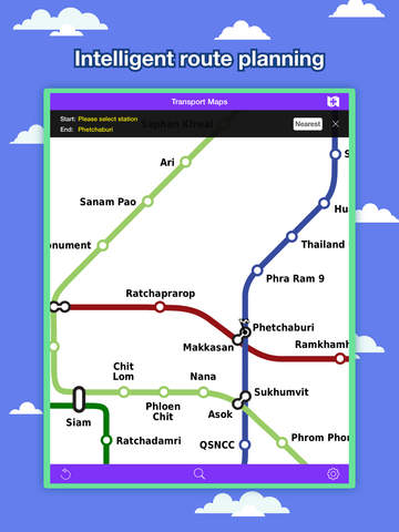 【免費旅遊App】Bangkok Transport Map - MRT Map and Route Planner.-APP點子