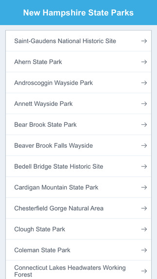 免費下載旅遊APP|New Hampshire National Parks & State Parks app開箱文|APP開箱王