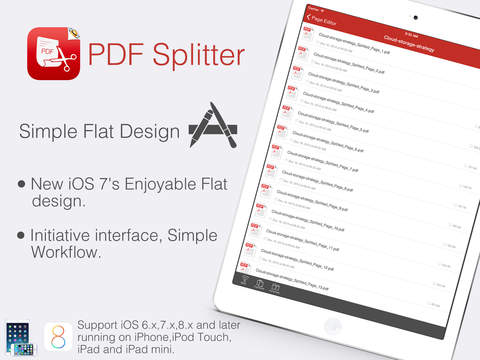 【免費生產應用App】PDF Splitter by Feiphone - Easy split multi-page PDF file-APP點子