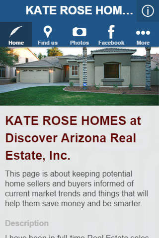 KATE ROSE HOMES at Discover Arizona Real Estate, Inc. screenshot 2