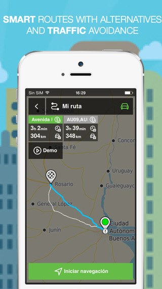 【免費交通運輸App】NLife Argentina - Offline GPS Navigation & Maps-APP點子