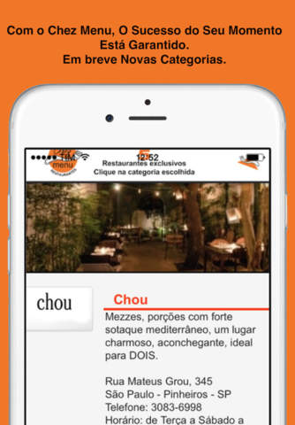 Chez Menu - Restaurantes screenshot 3