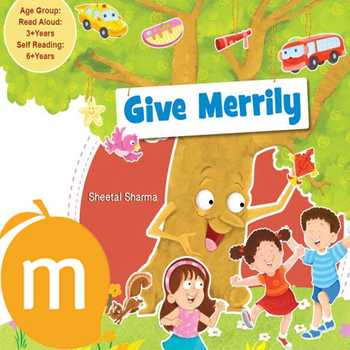 Give Merrily -  Interactive Reading Planet  series story authored by Sheetal Sharma LOGO-APP點子