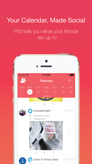 【免費社交App】Plot - Social Calendar, Calendar Sharing, Free Calendar-APP點子