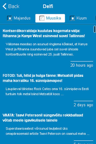 Eesti Uudised screenshot 3