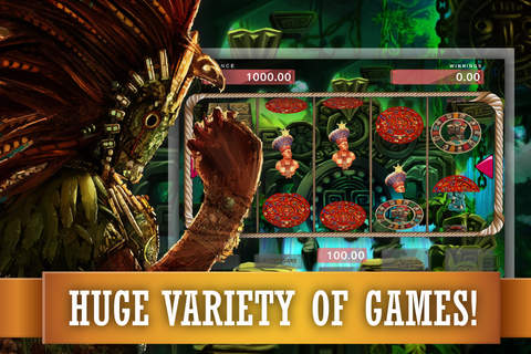Native Mayan Casino Slot : Win Ancient Mystic Treasure Jackpot Games Free screenshot 2