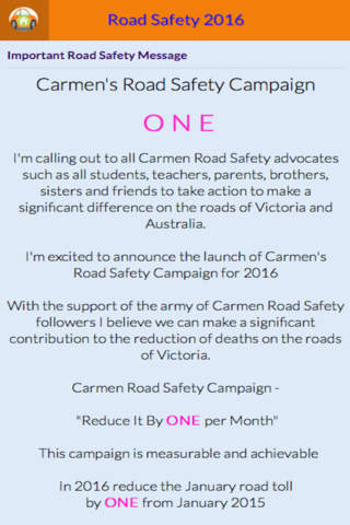 Carmen's Road Safety Messages For Everyone screenshot 4