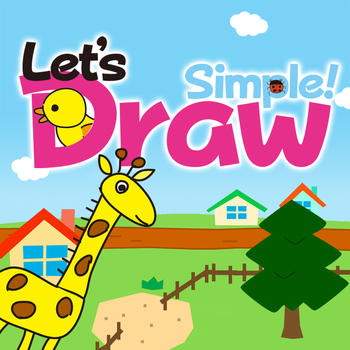 Let's Draw Simple!  *** PLAY with your drawing and sketch!  It's FUN to learn your kids' creativity & FREE + !! *** LOGO-APP點子