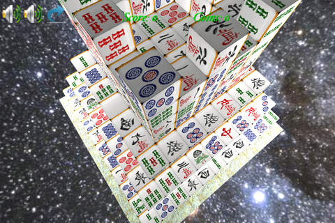 Mahjong 3D Cube screenshot 2