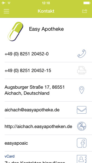 【免費商業App】EasyApotheke Aichach-APP點子