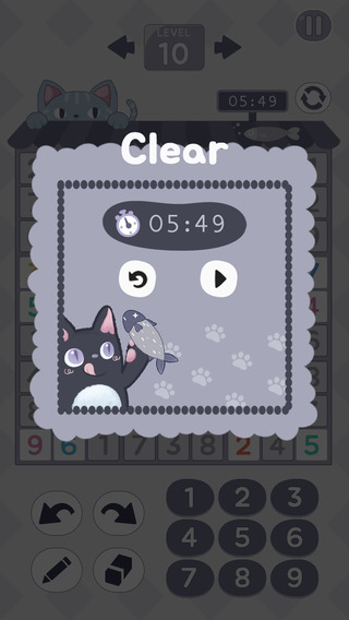 免費下載遊戲APP|Cat's sudoku - brain teasing game with cute cat character app開箱文|APP開箱王
