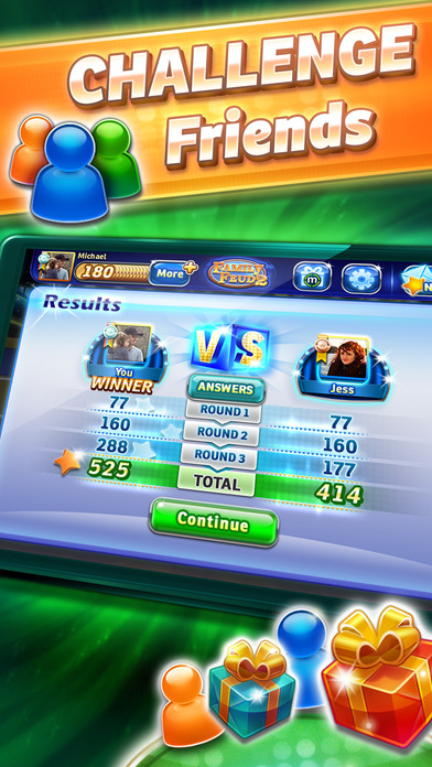 Screenshots of Family Feud® 2 for iPhone