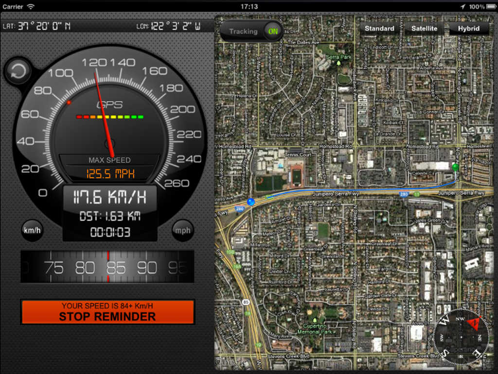 App Shopper Speedometer s54 (Speed Limit Alert System) (Navigation)