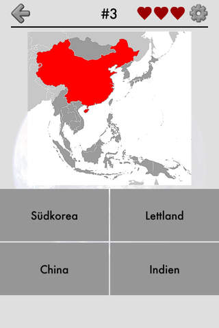 Maps of All Countries Geo-Quiz screenshot 2