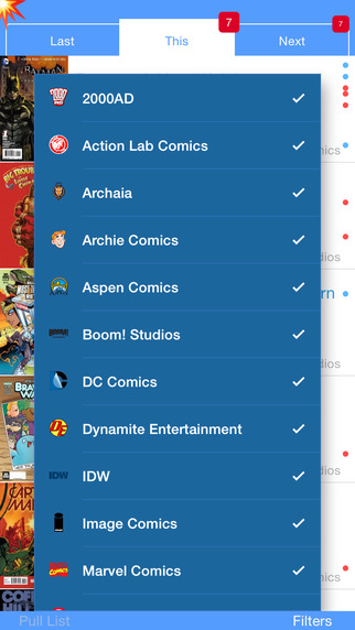 【免費娛樂App】PoW - Comic Pull List of the Week-APP點子