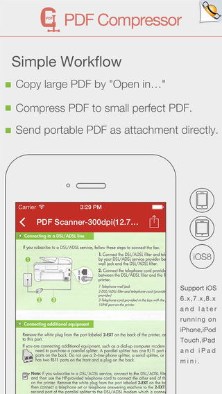 【免費商業App】PDF Compressor by Feiphone - Reduce PDF File Size-APP點子