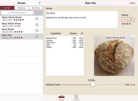 Artisan Bread for iPad