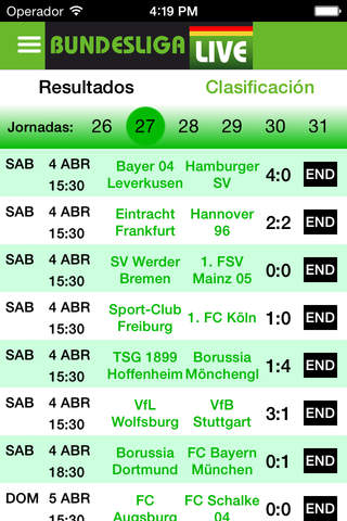Bundesliga Live screenshot 2