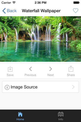 Waterfall Wallpaper HD screenshot 4