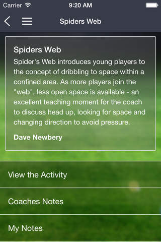 NSCAA Player Development Curriculum screenshot 3