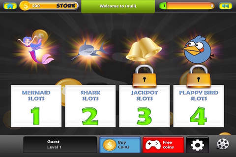 Double Diamond Mermaid Casino Slots Machine screenshot 2