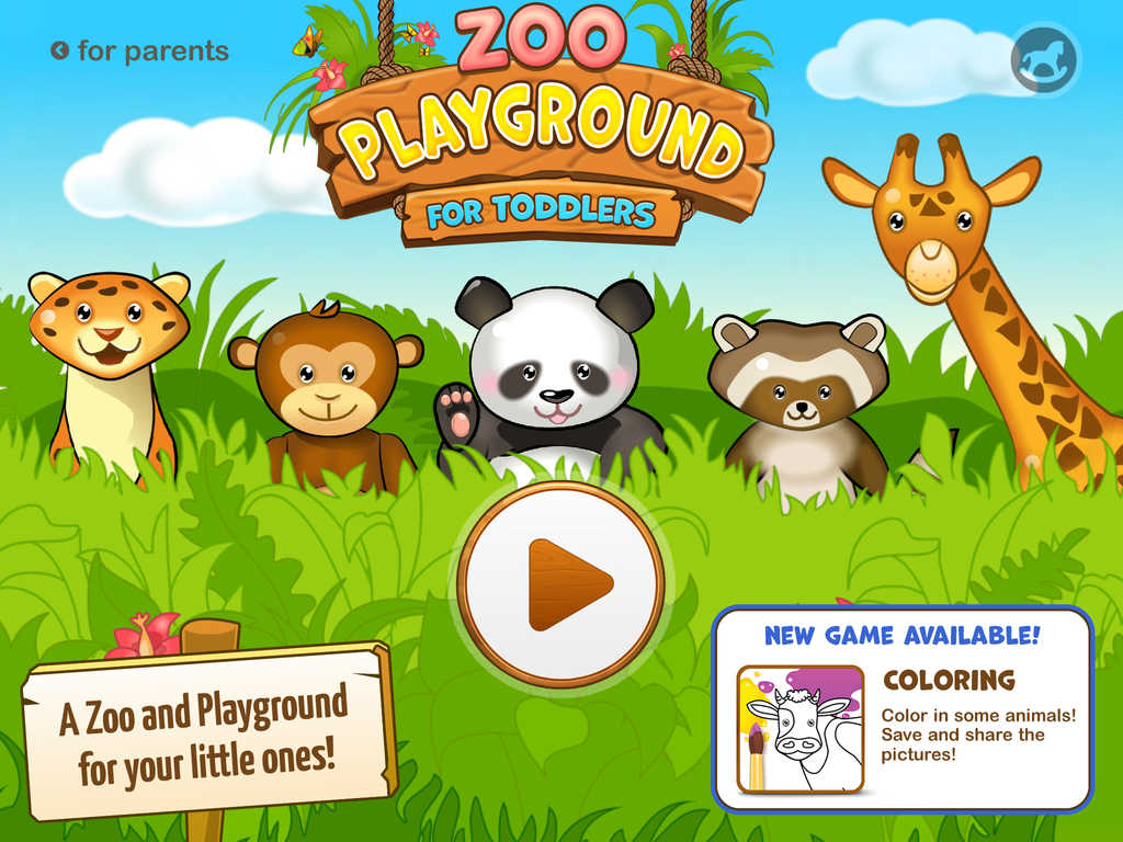 App Shopper Zoo Playground Games with animated animals for kids (Games)