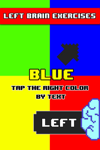 rbgy 2: Left Brain vs. Right Brain by tap the right color rgby screenshot 2