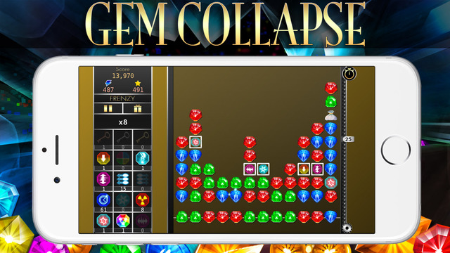 【免費遊戲App】Gem Collapse-APP點子