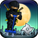 A Dark Ninja Avenger FREE- Bouncy Warrior of the Night! mobile app icon