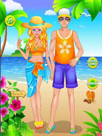 【免費遊戲App】Alicia and Bradley Seaside Salon-APP點子