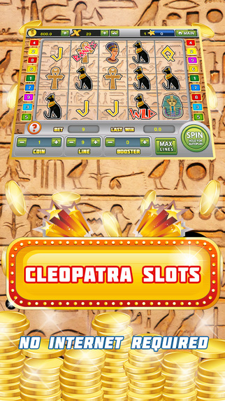 Cleopatra Slots Fortune FREE - The VIP Pharaohs Inferno Journey to Win Progressive Jackpots