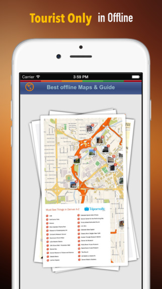 Denver Tour Guide: Best Offline Maps with Street View and Emergency Help Info