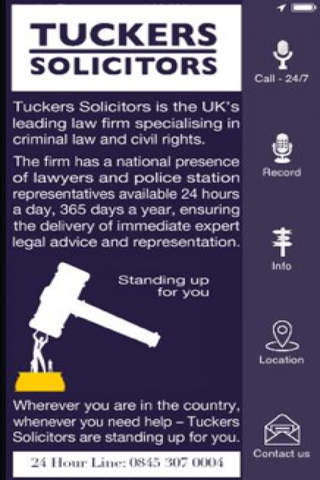Tuckers Criminal Solicitors screenshot 2