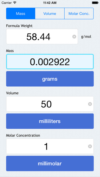 【免費教育App】Molarity Calculator-APP點子