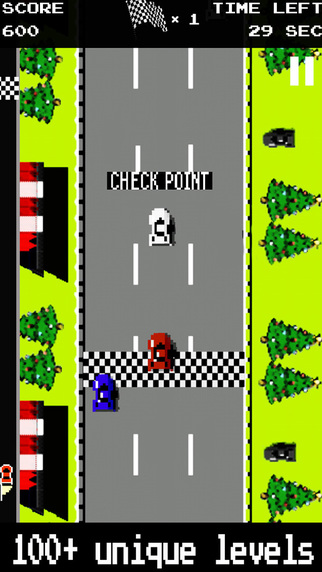 【免費遊戲App】Road Racer Retro-APP點子