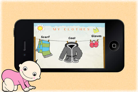 My First Words - Preschool Toddler can learn House, Food, Clothes &  Kitchen words screenshot 3