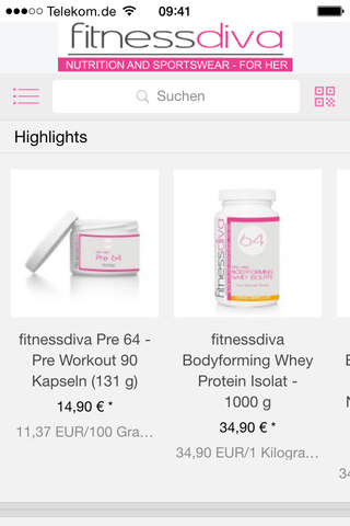 fitnessdiva shopping App screenshot 2